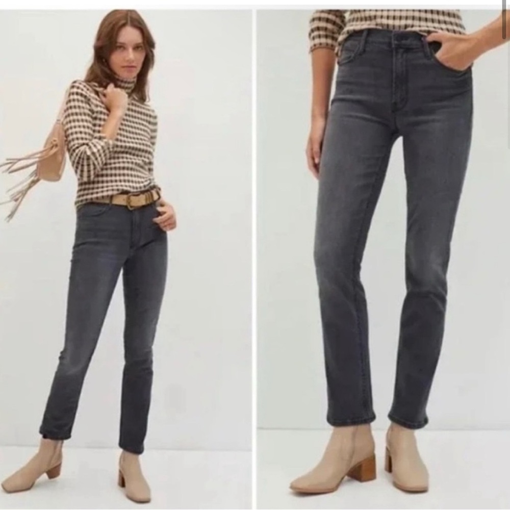 MOTHER Mid Rise Dazzler Ankle Jeans